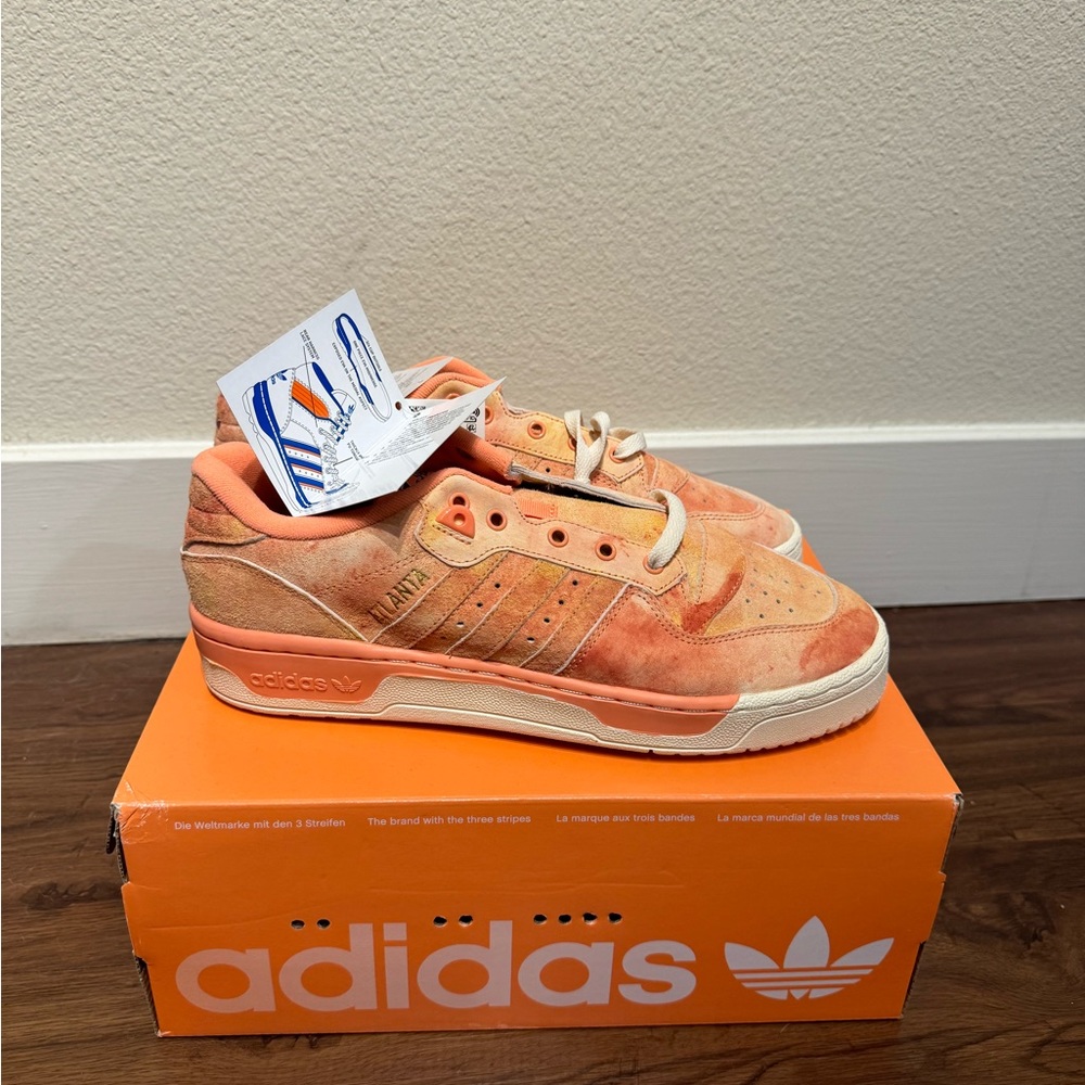 Adidas Rivalry Low x Social Status “Kings Peach” Sneakers